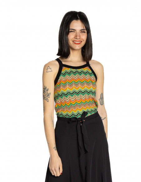 top punto tirantes zigzag sofie king louie sommes demode zaragoza