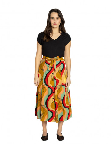 falda midi algodon estampada judy king louie sommes demode zaragoza