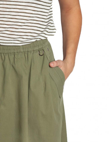 falda midi tecnica caqui cassiopee artlove sommes demode zaragoza 2