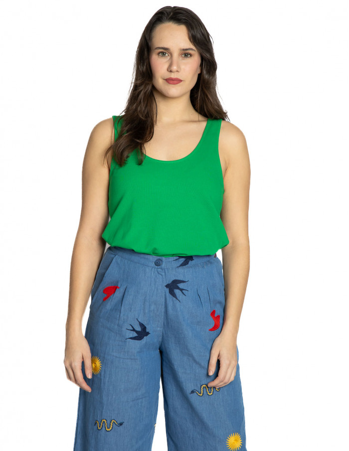 tank top canale color verde pepa loves sommes demode zaragoza