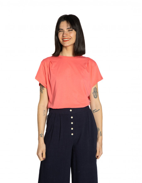 camiseta algodon color coral jazz cks sommes demode zaragoza