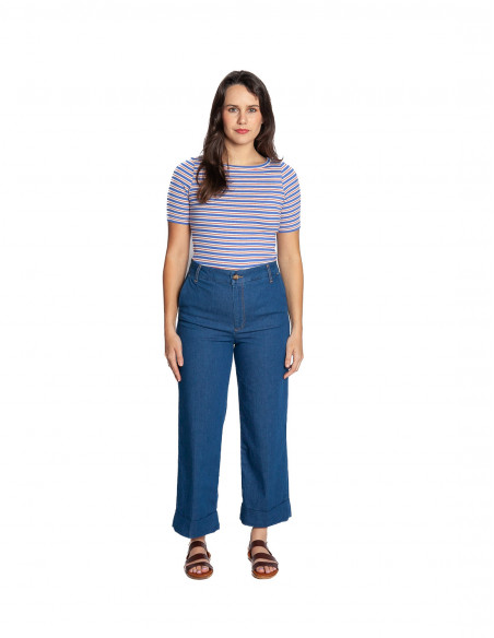 Pantalón denim recto Lisa King Louie Sommes Demode Zaragoza