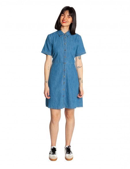 Vestido denim corto lazada Talitha Sugarhill Sommes Demode Zaragoza
