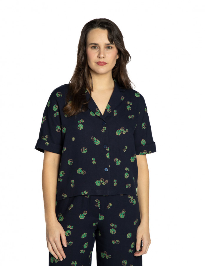 camisa navy dados suerte nice things sommes demode zaragoza