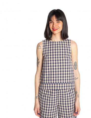 top crop cuadrito vichy aruba suite13lab sommes demode zaragoza