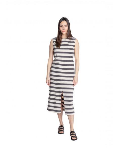 vestido midi algodon rayas sayula suite13lab sommes demode zaragoza