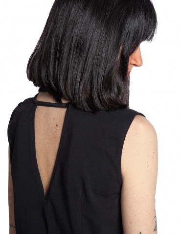 Vestido midi algodón negro Sayula Suite13lab sommes demode zaragoza 2