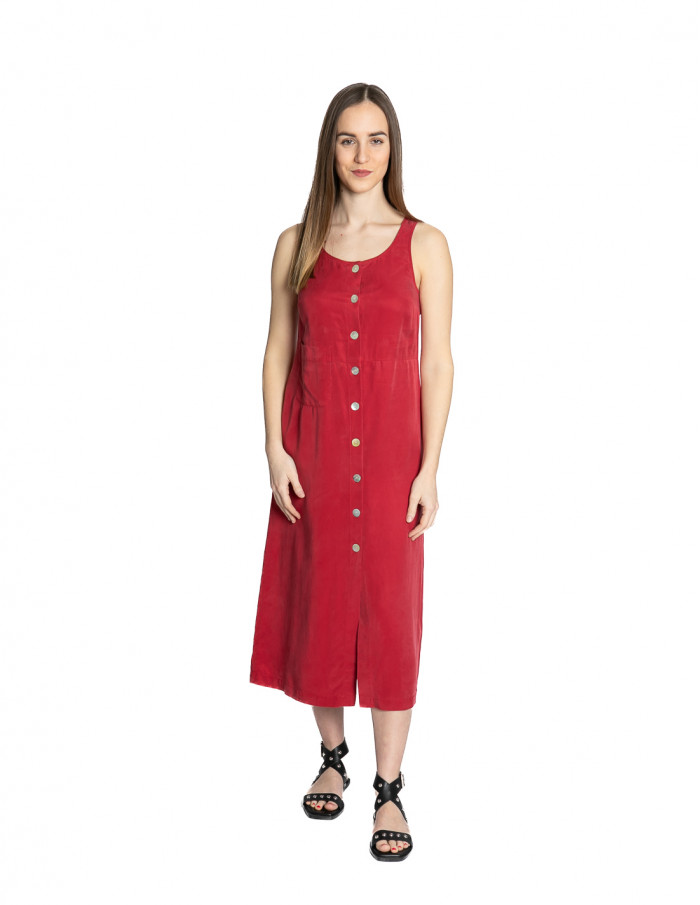 Vestido tirantes color cereza Nice Things Sommes Demode Zaragoza