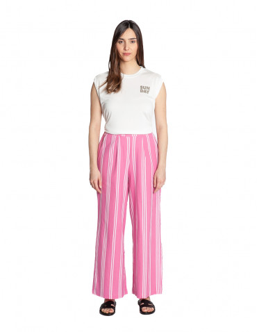 pantalon recto rosa rayas blancas compañia fantastica sommes demode zaragoza