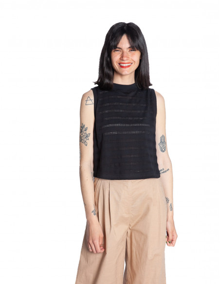 top crop negro calado namsos dedicated sommes demode zaragoza