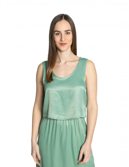 top crop tirantes menta unyl american vintage sommes demode zaragoza