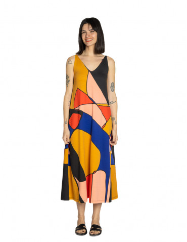 Vestido tirantes color block Martina Skfk Sommes Demode Zaragoza