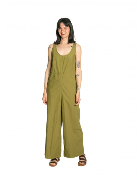 mono largo tirantes verde oliva bailow american vintage sommes demode zaragoza
