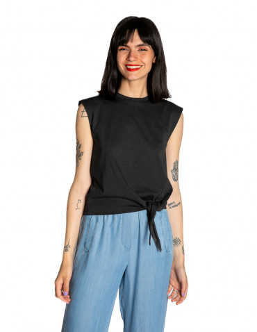 top hombreras nudo lateral gris yaya sommes demode zaragoza