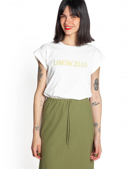 camiseta blanca limoncello grace and mila sommes demode zaragoza