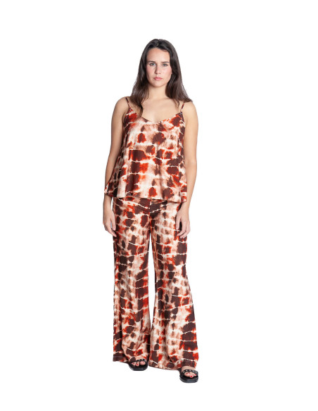 Comprar Pantalón tie dye marrón Ambeline de Artlove en Sommes Demode.