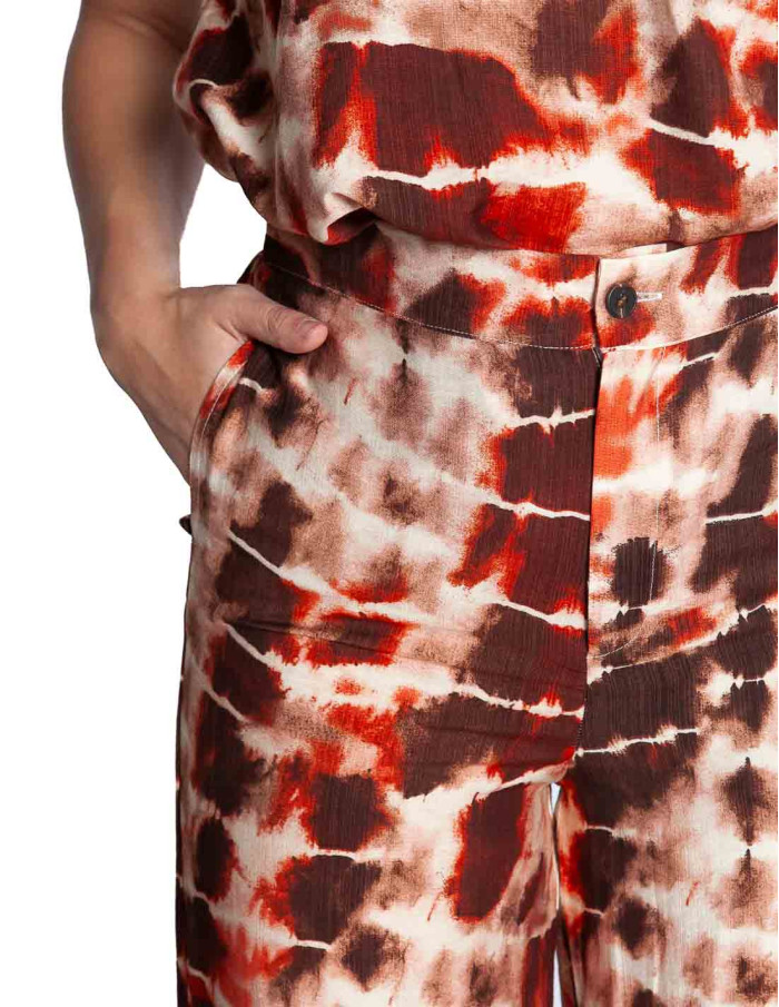 Comprar Pantalón tie dye marrón Ambeline de Artlove en Sommes Demode.