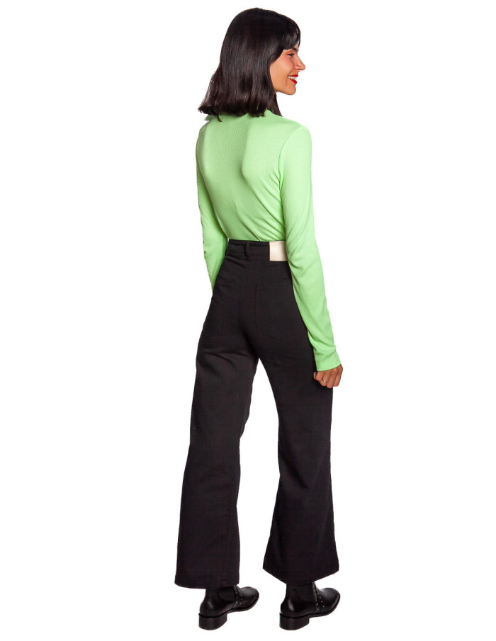 Pantalon vaquero básico negro compañía fantastica sommes demode zaragoza