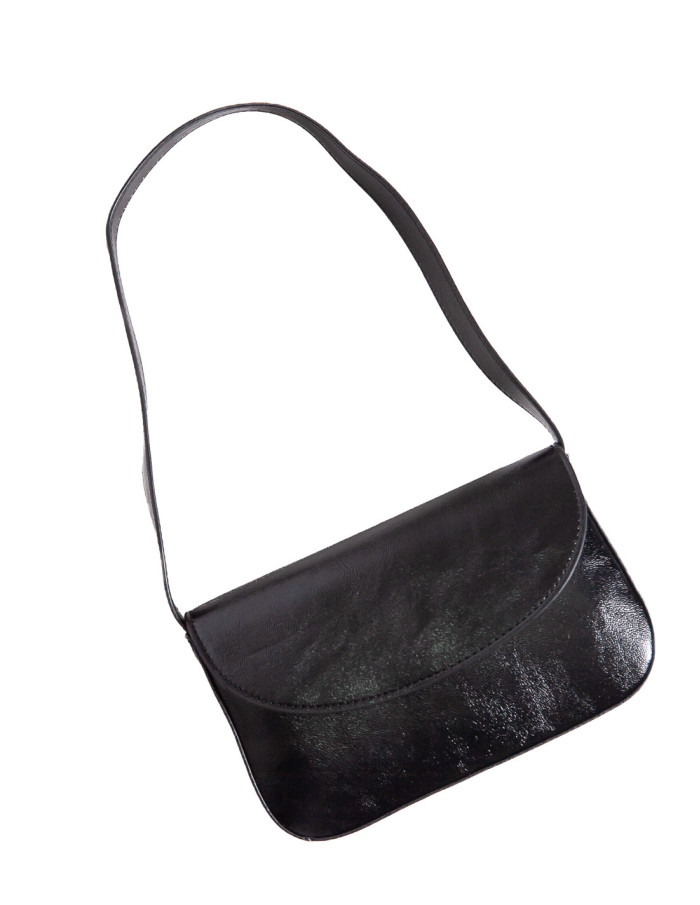 bolso mini piel sintetica color negro compañia fantastica sommes demode zaragoza