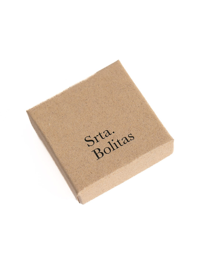Pendientes rectangulares Mercedes Srta Bolitas Sommes Demode Zaragoza