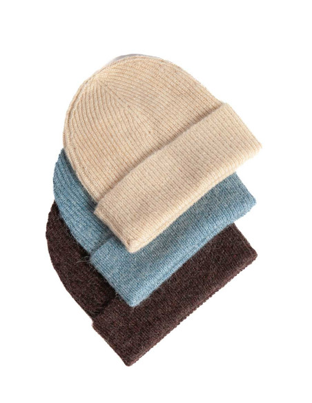 gorro punto azul claro nam grace and mila sommes demode zaragoza