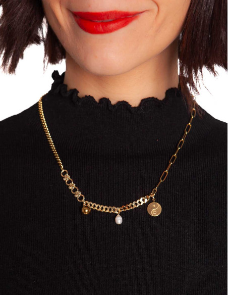 Collar meng charms oro klimbim sommes demode zaragoza