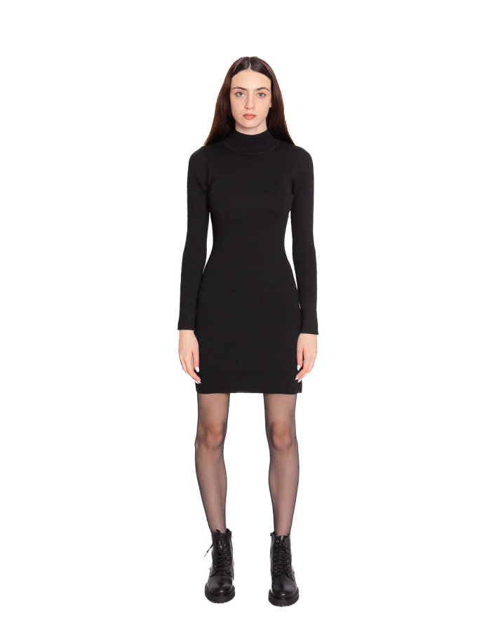 Vestido corto de punto negro talcy grace & mila sommes demode zaragoza