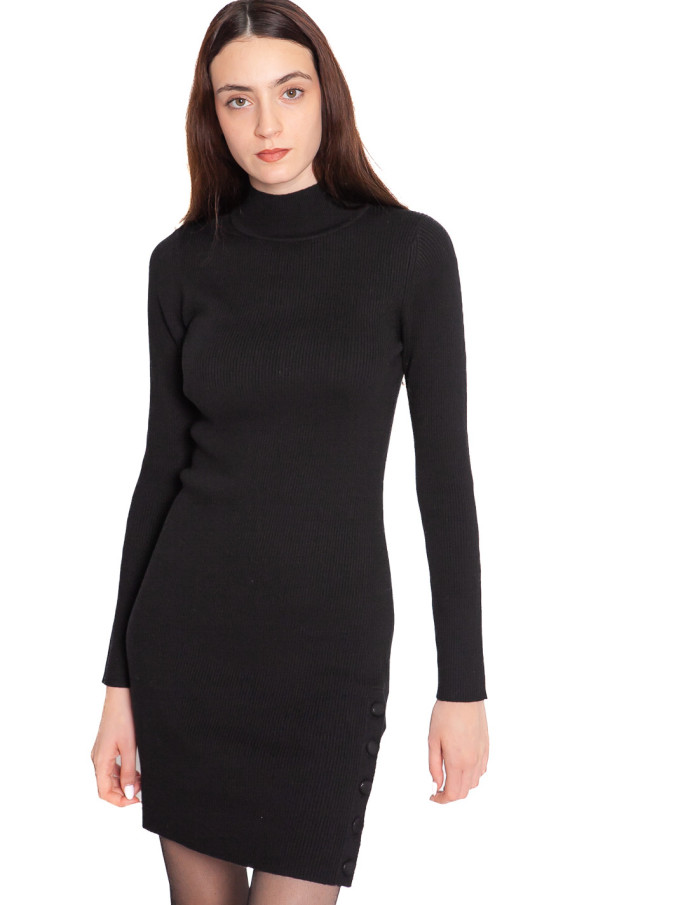 Vestido corto de punto negro talcy grace & mila sommes demode zaragoza