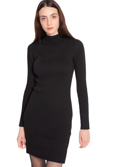 Vestido corto de punto negro talcy grace & mila sommes demode zaragoza