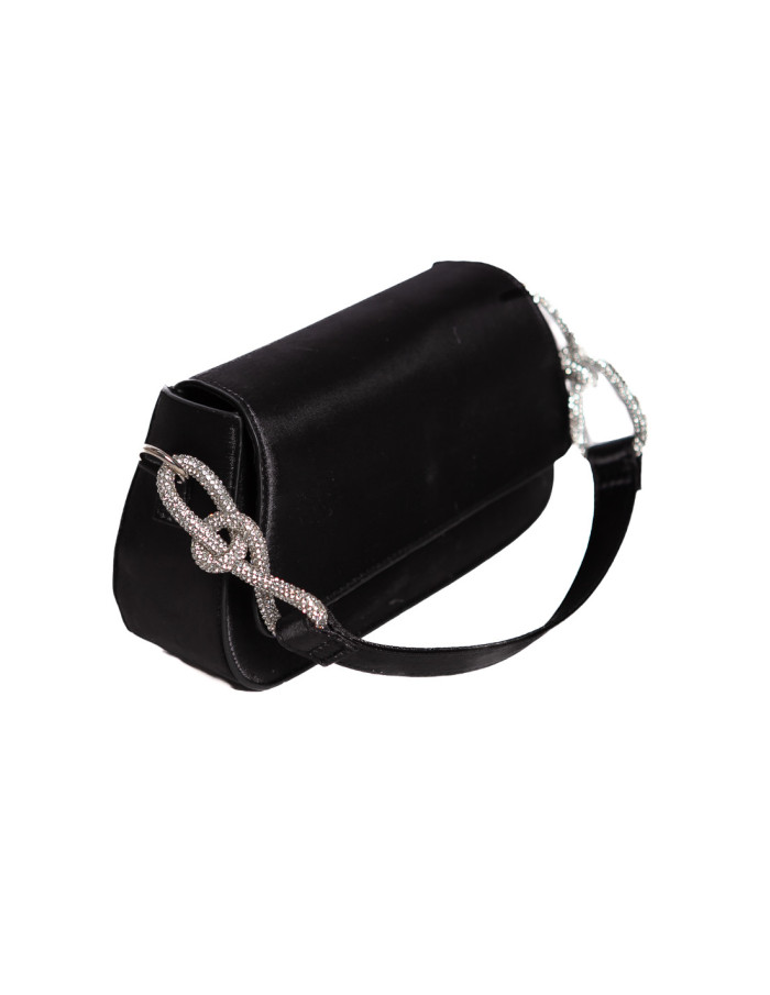 Bolso negro cadena plata baily Ichi Sommes Demode Zaragoza