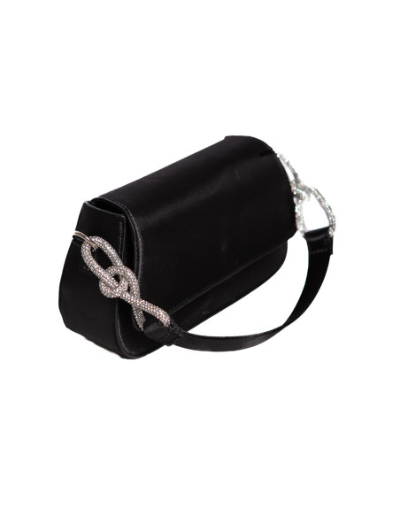 Bolso negro cadena plata baily Ichi Sommes Demode Zaragoza