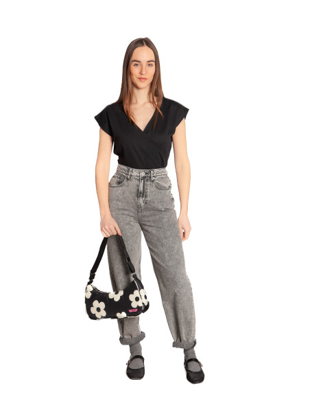 bolso de hombro print flores night daisy wouf sommes demode zaragoza