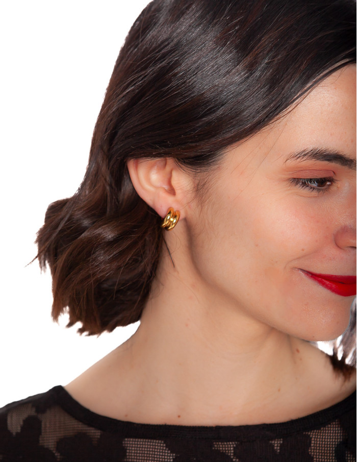 PENDIENTES NIKE SMALL ORO KLIMBIM SOMMES DEMODE