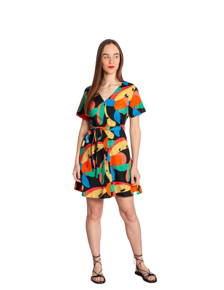 Vestido corto estampado tutti frutti Compañía Fantástica Sommes Demode Zaragoza