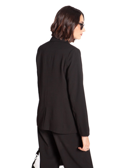Blazer hombreras color negro Danta Byoung Sommes Demode Zaragoza