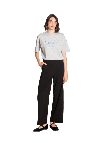 Pantalón recto color negro Danta Byoung Sommes Demode Zaragoza