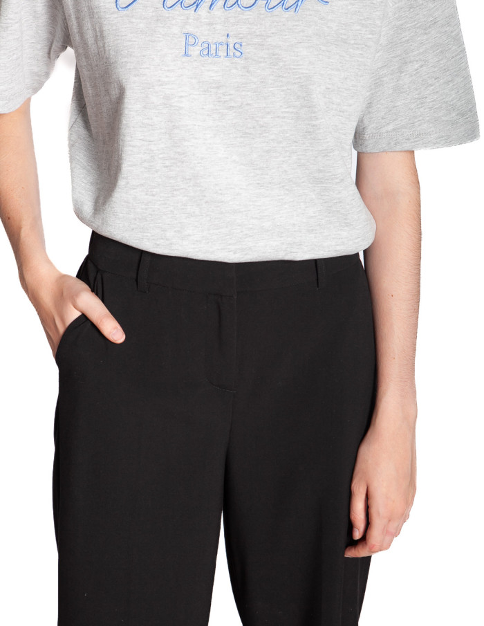 Pantalón recto color negro Danta Byoung Sommes Demode Zaragoza