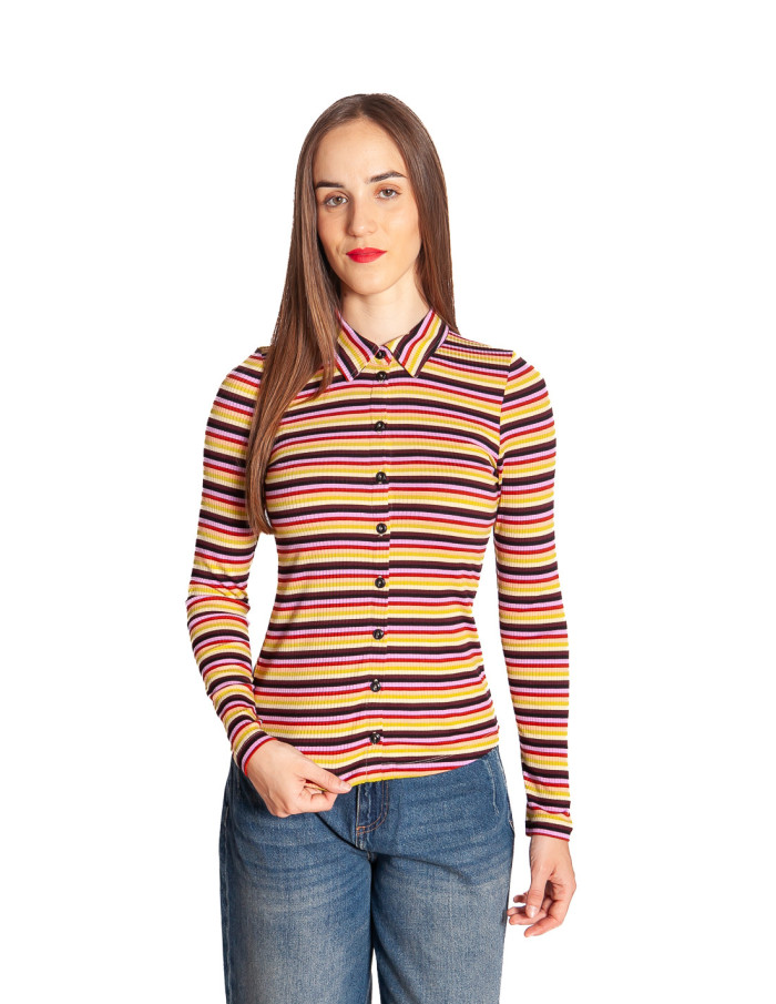 camisa canale rayas de colores josie king louie sommes demode zaragoza