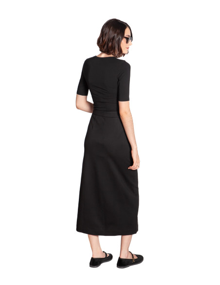 Falda midi negra con bolsillos Habea Skfk Sommes Demode Zaragoza