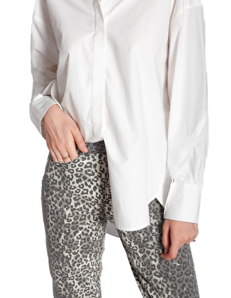 Jeans estampado de leopardo Ziggy Straigh Ichi Sommes Demode Zaragoza