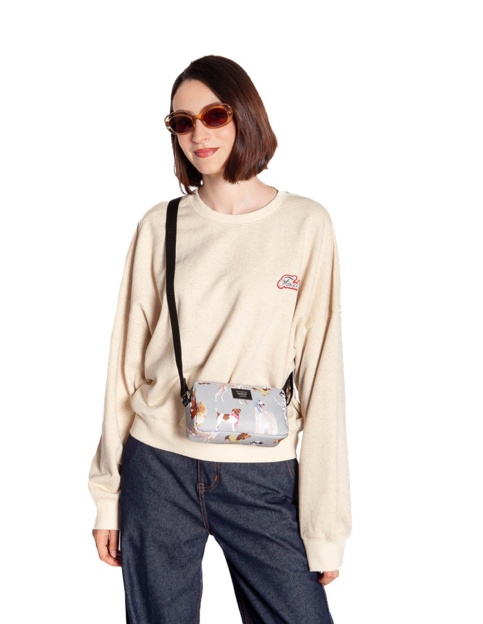 Sudadera color crema logo bordado Tame Frnch Sommes Demode Zaragoza