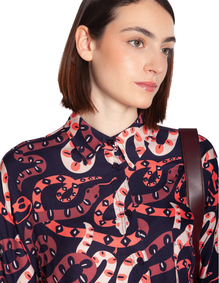 Camisa navy estampado snakes Pepa Loves Sommes Demode Zaragoza