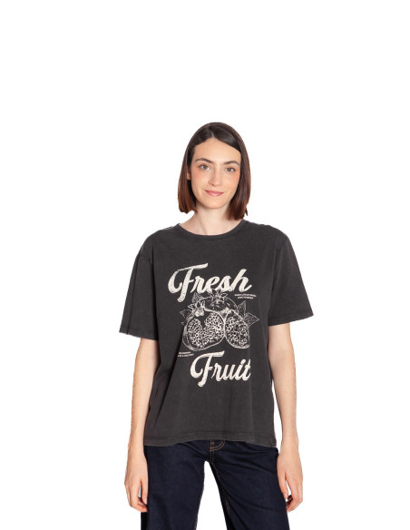 Camiseta antracita fresh fruit Solko Byoung Sommes Demode Zaragoza