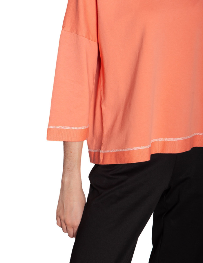Sudadera ligera color salmón Pan Sommes Demode Zaragoza