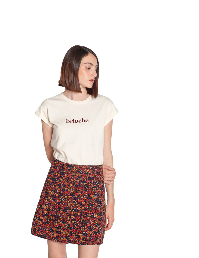 camiseta color crema brioche atlas grace and mila sommes demode zaragoza