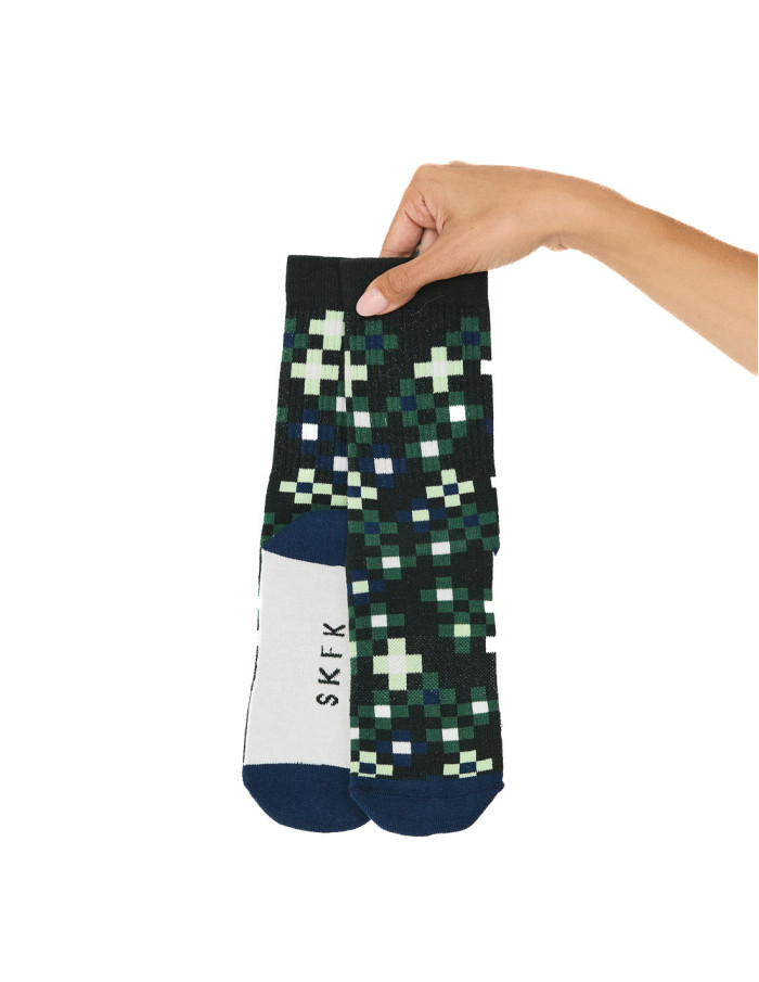 Comprar Calcetines print píxeles verde Epel de SKFK en Sommes Demode