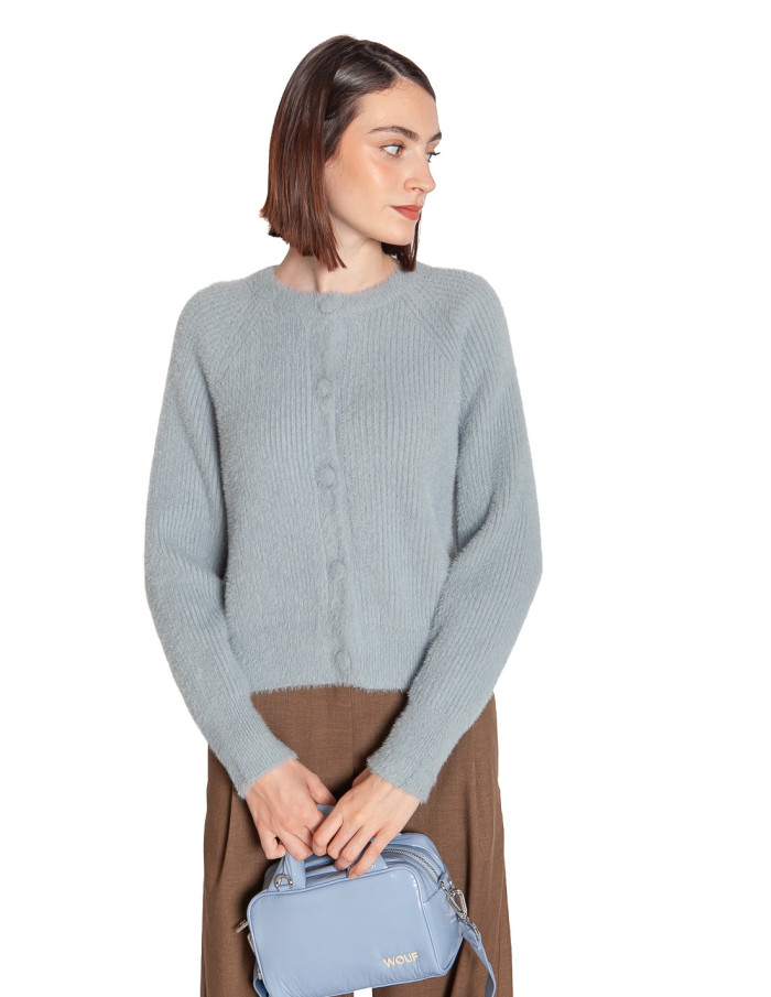 cardigan textura color azul hielo alex grace and mila sommes demode zaragoza