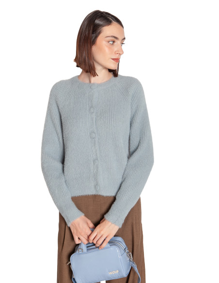 cardigan textura color azul hielo alex grace and mila sommes demode zaragoza