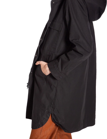 Parka multicapas color negro y granate Nice Things Sommes Demode Zaragoza