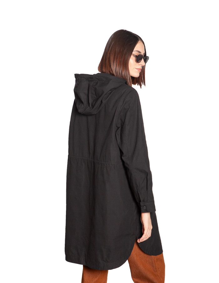 Parka multicapas color negro y granate Nice Things Sommes Demode Zaragoza